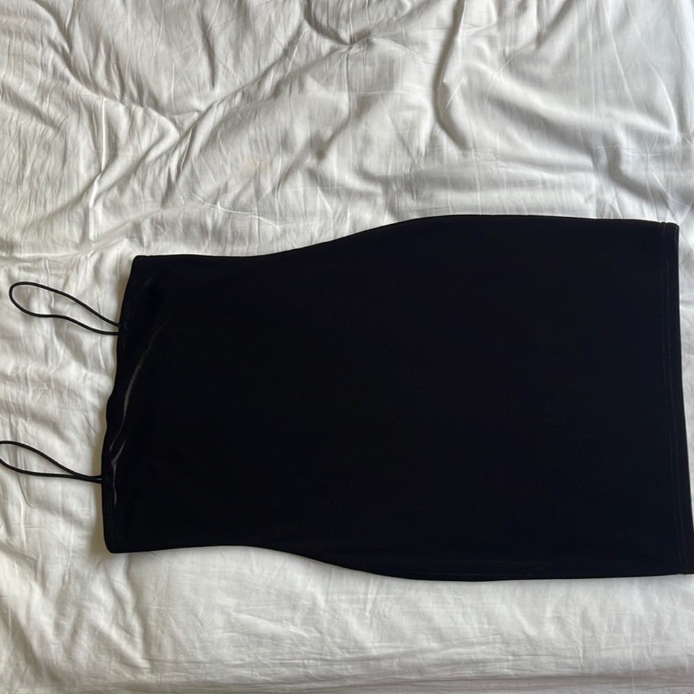 SHEIN Solid Velvet Bodycon Dress